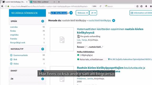 Sökord i helka Sökord i helka