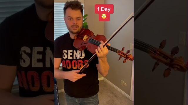 1 day vs 10 years of playing violin 1 day vs 10 years of playing violin