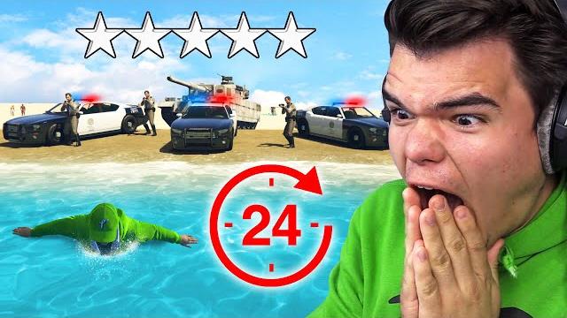 Surviving a 5 star wanted level for 24 hours in gta 5! Surviving a 5 star wanted level for 24 hours in gta 5!