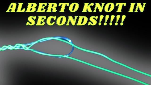 How to tie the alberto knot in under 50 seconds #shorts How to tie the alberto knot in under 50 seconds #shorts