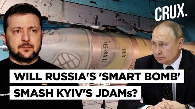 Russia unleashes "guided" fab-500m-62 bomb as ukraine uses us joint direct attack munitions (jdams) Russia unleashes "guided" fab-500m-62 bomb as ukraine uses us joint direct attack munitions (jdams)