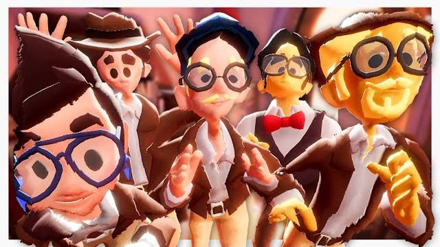 Escape room simulator with 5 dummies Escape room simulator with 5 dummies