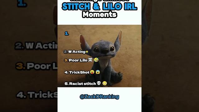 Ranking best stitch irl moments Ranking best stitch irl moments
