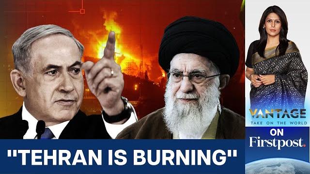 Iran fires ballistic missiles in response to israeli strikes | vantage with palki sharma | n18g Iran fires ballistic missiles in response to israeli strikes | vantage with palki sharma | n18g