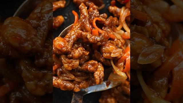 Crispy chilli beef Crispy chilli beef