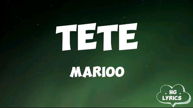 Marioo - tete ( lyrics video ) Marioo - tete ( lyrics video )