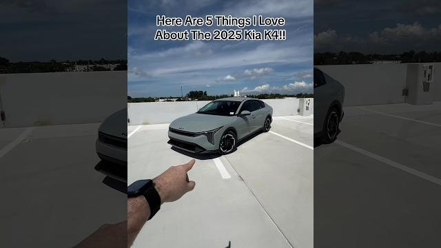 Here are 5 things i love about the 2025 kia k4!! #kia Here are 5 things i love about the 2025 kia k4!! #kia