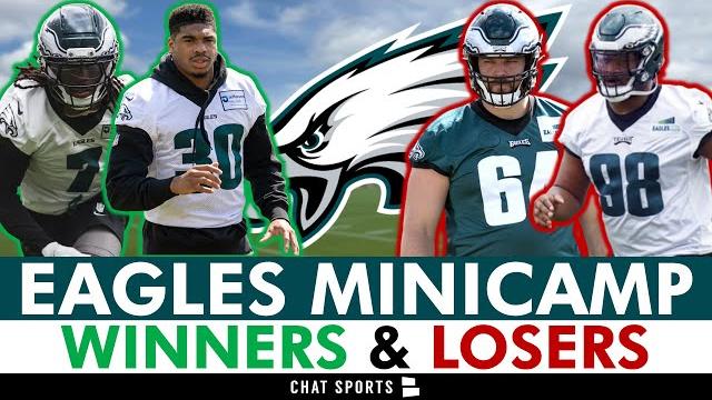 Philadelphia eagles minicamp winners & losers ft. jihaad campbell, kelee ringo, hurts, jalen carter Philadelphia eagles minicamp winners & losers ft. jihaad campbell, kelee ringo, hurts, jalen carter