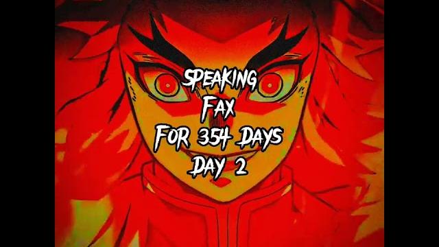 Speaking fax for 354 days day 2 #shorts Speaking fax for 354 days day 2 #shorts