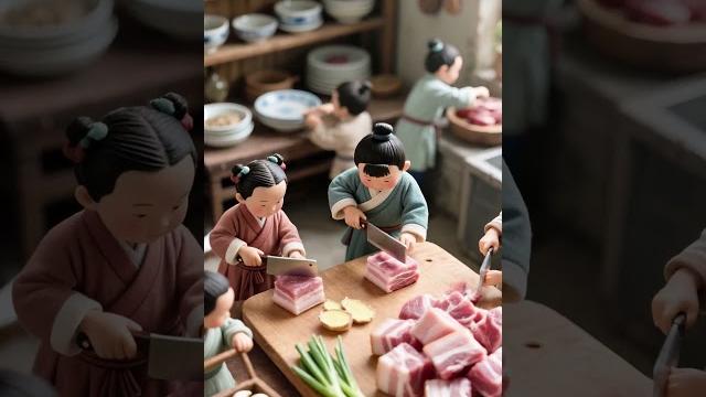 小人国的小可爱们今天制作红烧肉 #生活的烟火气息 #吃肉肉啦 #小人国 #微缩场景 #ai美食 小人国的小可爱们今天制作红烧肉 #生活的烟火气息 #吃肉肉啦 #小人国 #微缩场景 #ai美食