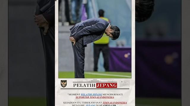 Respect️ pelatih jepang vs timnas indonesia di gbk #timnasindonesia #vs #jepang #asianqualifiers Respect️ pelatih jepang vs timnas indonesia di gbk #timnasindonesia #vs #jepang #asianqualifiers