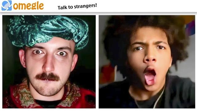 Omegle but im scaring with costumes Omegle but im scaring with costumes