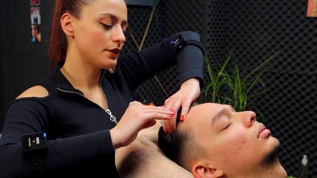 Asmr head massagetalking asmr - miss melek Asmr head massagetalking asmr - miss melek
