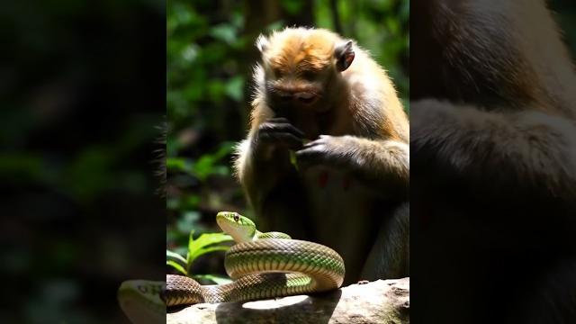Monkey fighting with cobra #monkey #asmr #fyp #fypシ #foryou #fypage #banana #cobra #snake #shorts Monkey fighting with cobra #monkey #asmr #fyp #fypシ #foryou #fypage #banana #cobra #snake #shorts