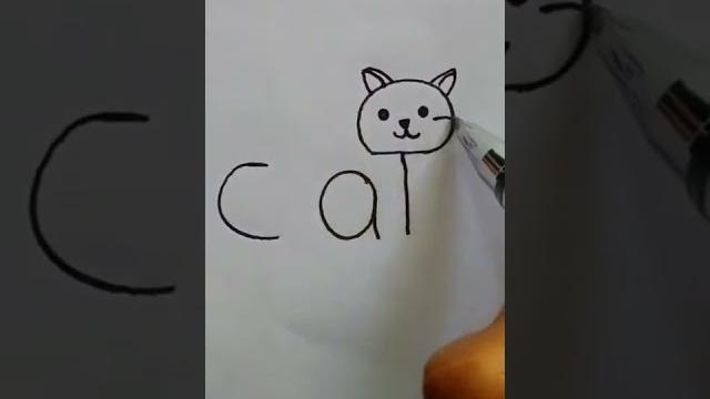 #shorts how to draw a simple cat #art #cat #drawing #viral #shorts how to draw a simple cat #art #cat #drawing #viral