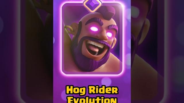 Hog rider evolution #clashroyale Hog rider evolution #clashroyale