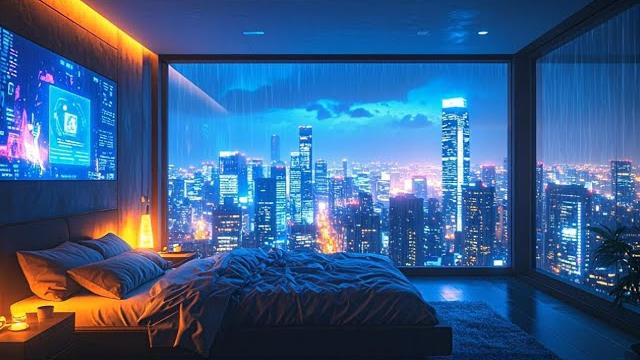 1 hour original mix lofi hip hop - rain night city bedroom vibes to chill, study, and sleep 1 hour original mix lofi hip hop - rain night city bedroom vibes to chill, study, and sleep