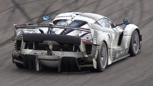 2018 ferrari fxx k evo mule testing hard on track!! 2018 ferrari fxx k evo mule testing hard on track!!