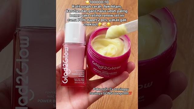 Review penggunaan glad2glow #reviewjujur #skincare #skincareroutine #glad2glow #trendingshorts Review penggunaan glad2glow #reviewjujur #skincare #skincareroutine #glad2glow #trendingshorts