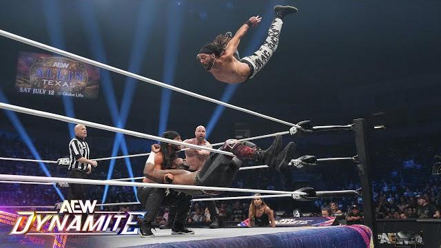 Anarchy erupts during jon moxley & young bucks vs swerve, samoa joe & hobbs! | aew dynamite 5/21/25 Anarchy erupts during jon moxley & young bucks vs swerve, samoa joe & hobbs! | aew dynamite 5/21/25
