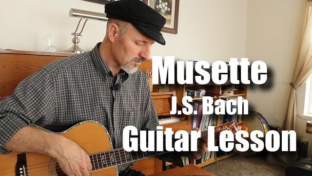 Musette j.s. bach guitar lesson beginner Musette j.s. bach guitar lesson beginner