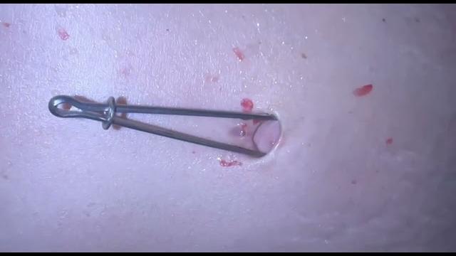 Close up bellybutton torture preview Close up bellybutton torture preview