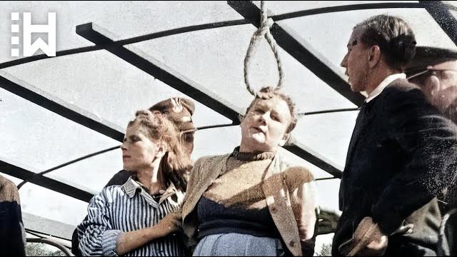 Painful mass execution of female nazi guards of stutthof concentration camp - world war 2 Painful mass execution of female nazi guards of stutthof concentration camp - world war 2