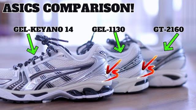 Asics gel-kayano 14 vs gel-1130 vs gt-2160 comparison! Asics gel-kayano 14 vs gel-1130 vs gt-2160 comparison!
