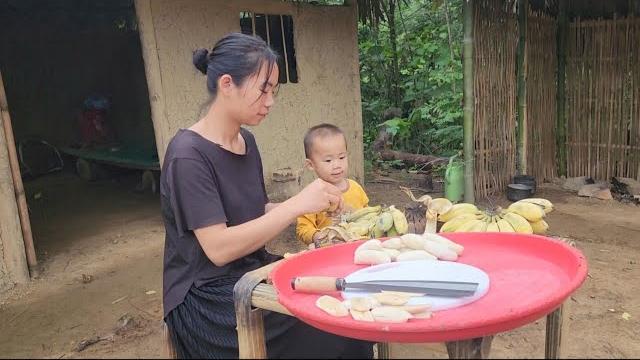 7 days a single mother maintains life in an abandoned house - earns money and raises children 7 days a single mother maintains life in an abandoned house - earns money and raises children