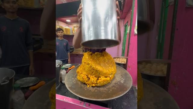 Most unique ragada patties #streetfood #shorts #indianstreetfood Most unique ragada patties #streetfood #shorts #indianstreetfood