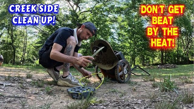 Creekside clean up begins | work, couple, life, tiny house, homesteading, off-grid, rv life | Creekside clean up begins | work, couple, life, tiny house, homesteading, off-grid, rv life |
