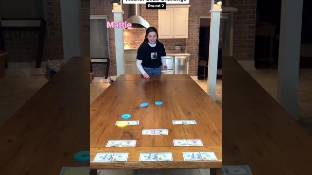 Washer slide challenge! part 2! #familythings #family #challenge #familygames #competition #fun #ga Washer slide challenge! part 2! #familythings #family #challenge #familygames #competition #fun #ga