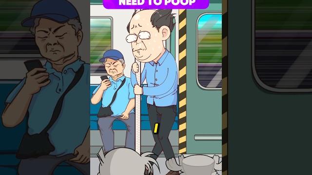 That moment when you finally get toilet, but your poop refuses to come out #animation #funny #shorts That moment when you finally get toilet, but your poop refuses to come out #animation #funny #shorts