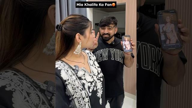 Mia khalifa ka fan pakda gaya #swatimonga #rajatswati #funny #comedy #miakhalifa #husbandwife Mia khalifa ka fan pakda gaya #swatimonga #rajatswati #funny #comedy #miakhalifa #husbandwife