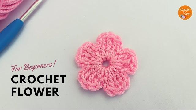 How to crochet a simple flower | easy crochet flower tutorial for absolute beginners How to crochet a simple flower | easy crochet flower tutorial for absolute beginners