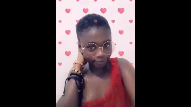 Aggrey gold track gal naked in bathroom Aggrey gold track gal naked in bathroom