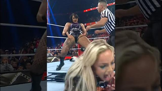 Rhea ripley just tore apart liv morgan! 🫢 Rhea ripley just tore apart liv morgan! 🫢