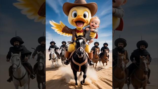 Brave cowboy duckling fights desert thieves to savebaby#viralvideo #rescueanimals#recursos#viral Brave cowboy duckling fights desert thieves to savebaby#viralvideo #rescueanimals#recursos#viral