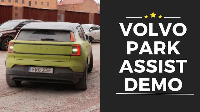 Volvo ex30 - park assist demo in real life Volvo ex30 - park assist demo in real life