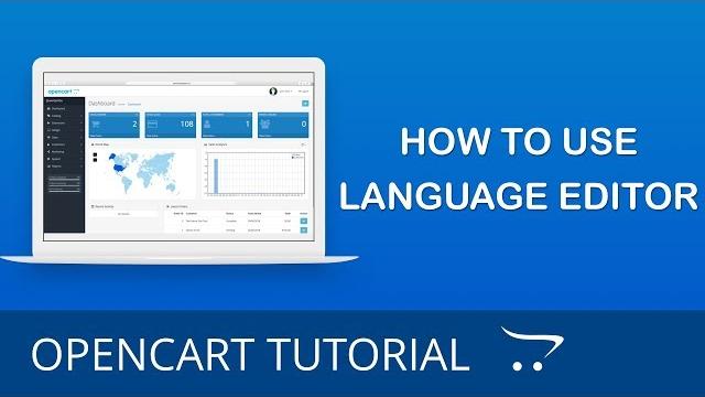 How to use the language editor in opencart 3.x How to use the language editor in opencart 3.x