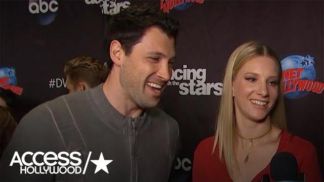 Maksim chmerkovskiy & heather morris talk competing on 'dancing with the stars' | access hollywood Maksim chmerkovskiy & heather morris talk competing on 'dancing with the stars' | access hollywood