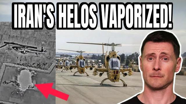 Iran’s attack helicopters get vaporized! Iran’s attack helicopters get vaporized!