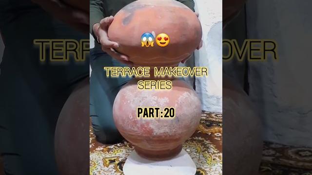 Terrace makeover series part 20 | reuse old matki | diy table #shorts #diy #howto #series #terrace Terrace makeover series part 20 | reuse old matki | diy table #shorts #diy #howto #series #terrace