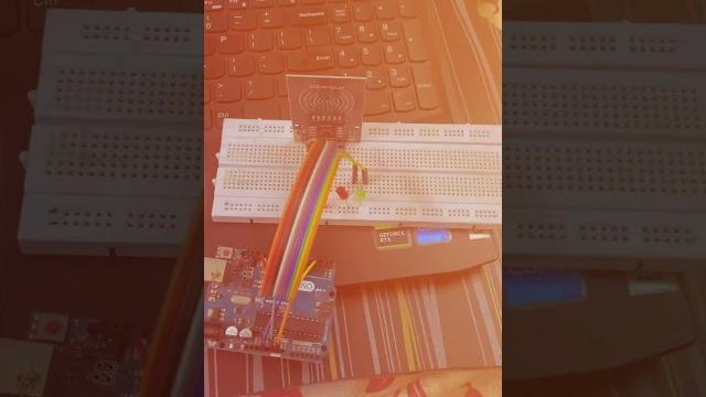 Rfid card arduino project #shorts #video o Rfid card arduino project #shorts #video o