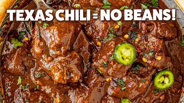 Texas-style chili recipe - all meat, no beans! Texas-style chili recipe - all meat, no beans!