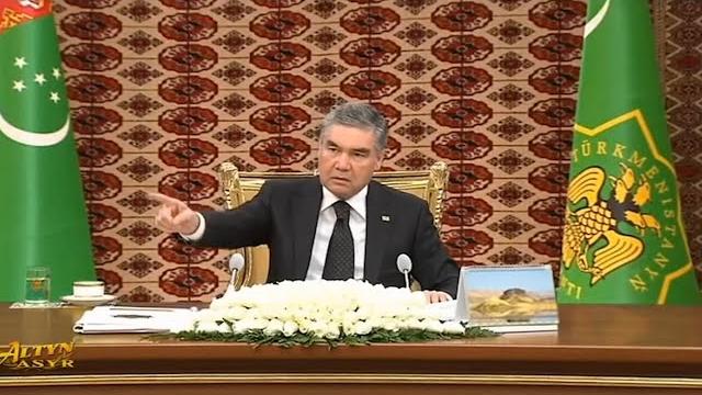 'you're fired': turkmen president dumps interior minister on tv 'you're fired': turkmen president dumps interior minister on tv