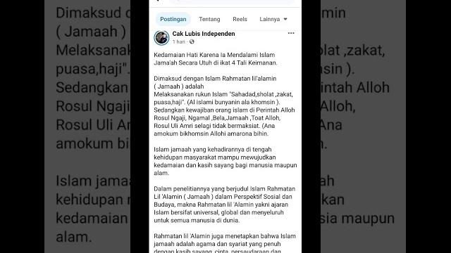Muncul kembali pejuang sejati islam jama'ah Muncul kembali pejuang sejati islam jama'ah