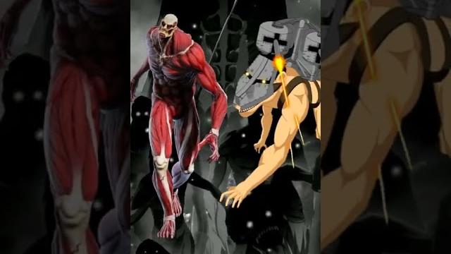 Colossal titan vs 8 titans Colossal titan vs 8 titans