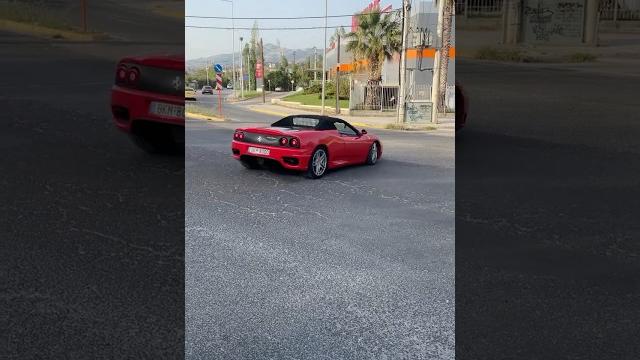 Ferrari f340 spider scuderia spotted Ferrari f340 spider scuderia spotted