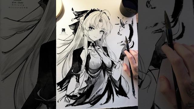 Painting carlotta from wuthering waves Painting carlotta from wuthering waves
